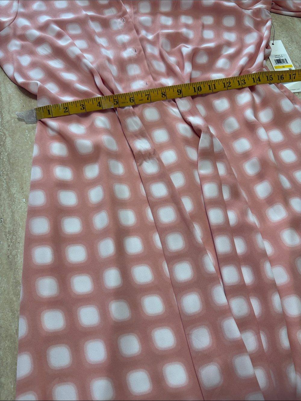 NWT Pale Pink and White Maxi Dress - Picture 7 of 12